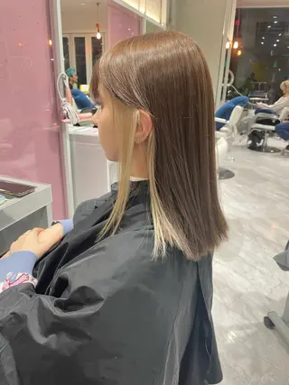 ミディアム ハイトーン/ボブ /Riimooaのヘアスタイル