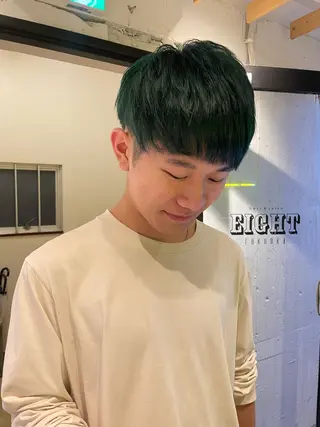 カラー メンズ hisano / ハイトーン・透明感のヘアスタイル