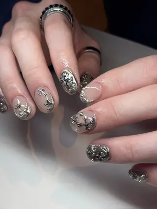 ネイル moca  心斎橋店所属・moca心斎橋店 Aina🐈‍⬛🤍のネイルデザイン