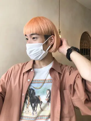 ショート ショート/パーマ/ カラー/FUKOのヘアスタイル