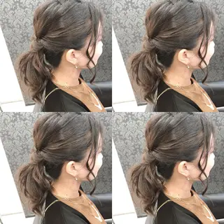 セミロング ヘアアレンジ 🌷MAYU 🌷のヘアスタイル