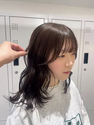 ロング カラー みう/仙台/暖色/ 艶髪/顔周りカット/のヘアスタイル