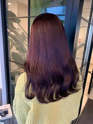 ミディアム カラー ベージュカラー🌿 新潟駅/青木結月のヘアスタイル