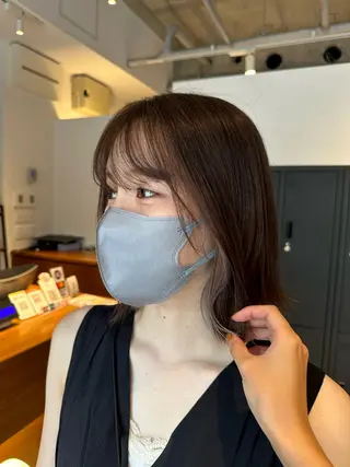 ミディアム 💜透明感カラー🌈 /森絵美莉⛄️❄️のヘアスタイル