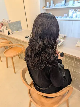 ロング パーマ ルプラボウ　小野寺 菜穂/豊橋/パーマのヘアスタイル