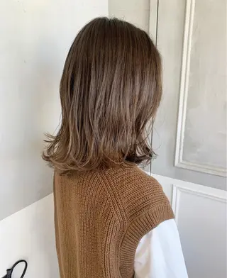 ミディアム カラー minami🪷 暖色カラーのヘアスタイル