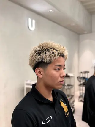 ショート メンズ MEN’S SALON HAVANA所属・渋谷/メンズパーマ /スパイキー/千尋のヘアスタイル