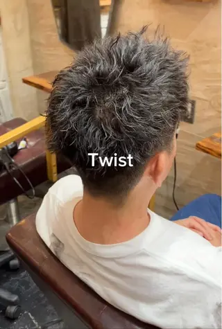 パーマ メンズ メンズ特化/パーマ/ フェードWATARUのヘアスタイル