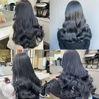 カラー 赤み消し韓国ヘア レイヤー縮毛🤍渡邉のヘアスタイル