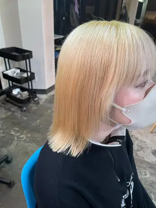 カラー La fith hair ray 札幌店所属・顔まわり/W カラー/リョウのヘアスタイル