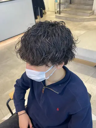 パーマ メンズ 新宿【メンズパーマ】 塩澤太一のヘアスタイル