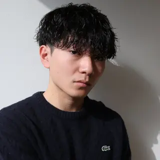 パーマ メンズ LICO HAIR＆RELAXATION 名駅店所属・メンズ特化美容師/ パーマ/波巻き/陸翔のヘアスタイル