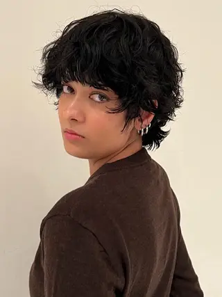 ショート パーマ ダダキュービッグ 渡辺 ミウのヘアスタイル