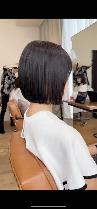 ショート カラー パーマ ヘアアレンジ ⭐️ショート/ボブ/ 艶カラー/りょうがのヘアスタイル