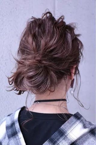 ミディアム mood tatemachiのヘアスタイル