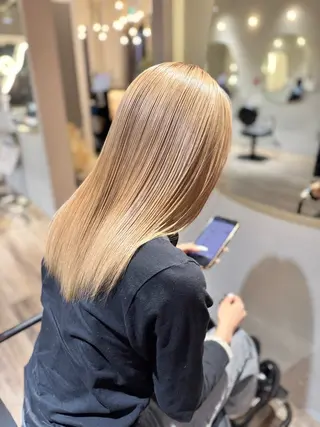 セミロング 【天満1艶髪】潤艶/ 髪質改善🌹釣本竜哉のヘアスタイル