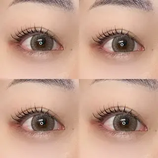 マツエク・マツパ 塩入ひろの、韓国ヘア 梅田/束感まつ毛のヘアスタイル