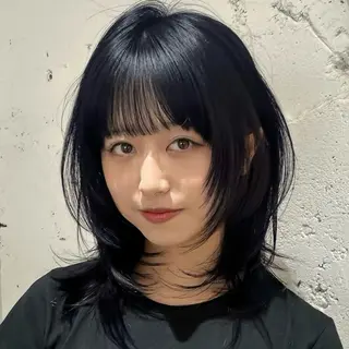 ミディアム 🌹ハッシュカット、 レイヤー韓国ヘア🌹のヘアスタイル