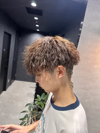 ショート パーマ メンズ 【メンズサロン】 BLUCK 横浜のヘアスタイル