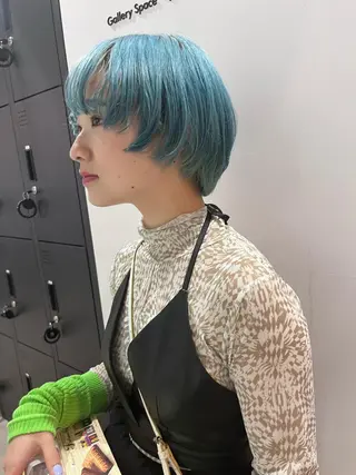 ショート カラー heir studio Baretta所属・山本 銀次郎のヘアスタイル