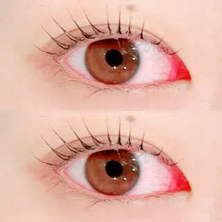 マツエク・マツパ LaBless あべのキューズサロン所属・艶カラー/あいか💜 天王寺阿倍野のマツエク・マツパデザイン