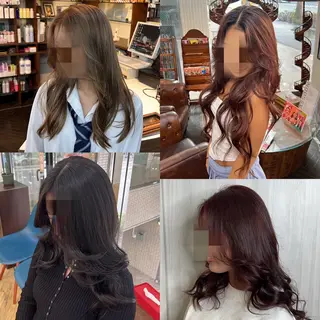 セミロング レイヤー/ボブ/ ミニボブ/AOIのヘアスタイル