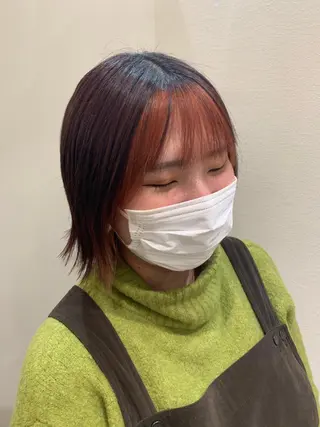 ミディアム カラー 🍓おかだ ゆい🍓のヘアスタイル