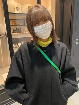 ミディアム カラー riria/ボブ /ブラウンカラー🎀のヘアスタイル