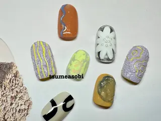 ネイル tsumeasobi所属・tsumeasobi 🪬macoのネイルデザイン