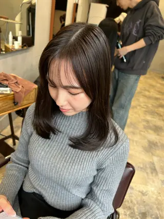 ミディアム 髪質改善lab.em.梅田店所属・大森 一慶のヘアスタイル