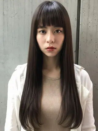 ロング ヘアサロンM 新宿のヘアスタイル