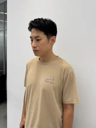 メンズ ひかり／ショート ／似合わせカラーのヘアスタイル