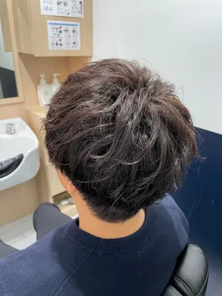 ミディアム メンズ 銀座メンズカット/ 銀座メンズパーマ/のヘアスタイル