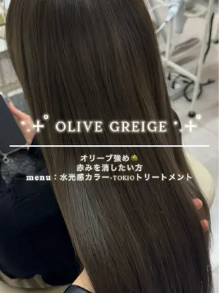 ロング 🤍 韓国ヘア / INORI 🤍のヘアスタイル