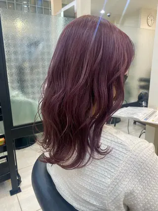 ロング カラー 韓国ヘア／艶カラー minamiのヘアスタイル