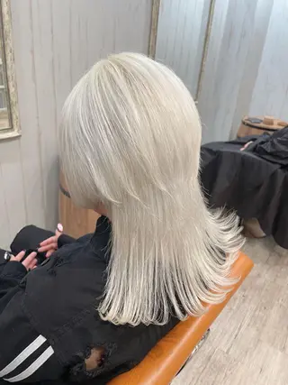 セミロング カラー 深夜帯！説明文必読 Oahu iwataのヘアスタイル