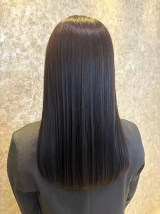 ロング カラー アベ ミスズのヘアスタイル