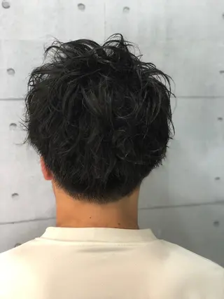 ショート パーマ メンズ 北脇 健治のヘアスタイル