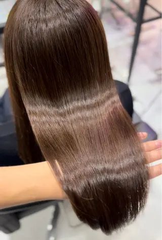 ロング カラー 髪質改善 艶髪カラー エクステ かいり✂️のヘアスタイル