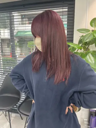 カラー ブリーチ/推しカラー Hanaのヘアスタイル