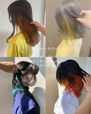 セミロング カラー nambu-GARDEN所属・上田 昂雅のヘアスタイル