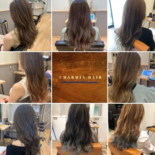 セミロング カラー charmia hair所属・シャルミア ヘアのヘアスタイル