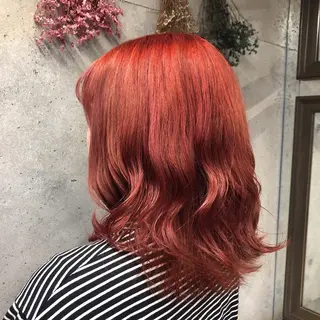 セミロング カラー wakana 【ブリーチカラー】のヘアスタイル