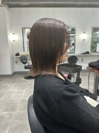 ミディアム カラー 篠崎 佑季のヘアスタイル