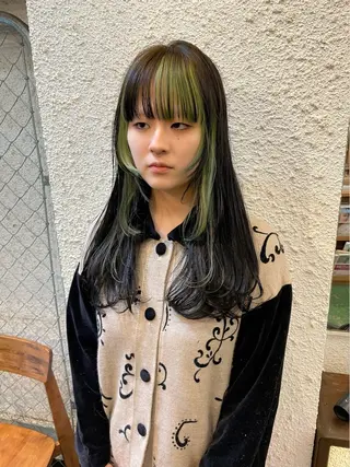 ロング カラー 〽️magico/ ウルフDaiki〽️のヘアスタイル