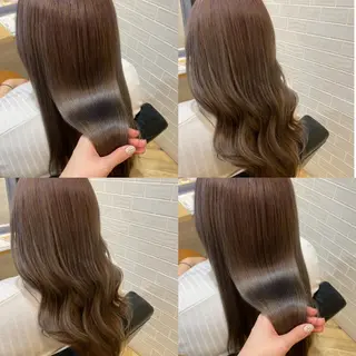 ロング カラー 艶カラー/韓国顔周り 🎀mamiのヘアスタイル