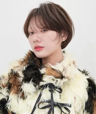 ショート Lond re Maison所属・骨格補正ショート/艶 カラー🌸さくら🌸のヘアスタイル