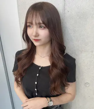 セミロング カラー パーマ ヘアアレンジ メンズ キッズ ネイル マツエク・マツパ アイブロウ 🌸グレージュ/ ベージュ🌸yutaのヘアスタイル