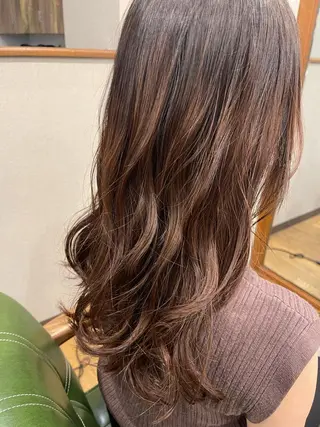 ロング カラー ヘアアレンジ 髪質改善/カラー 🖤‎🤍川島のヘアスタイル