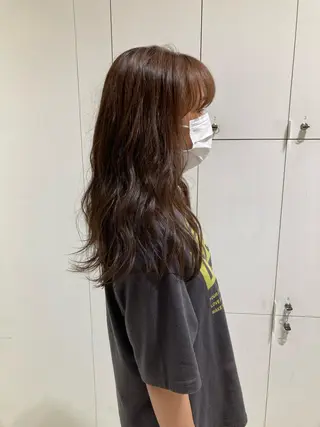 セミロング 透明感カラー🫧 nanohaのヘアスタイル